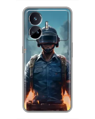Чехол для Realme GT5 с картинкой «PUBG — реалистичный герой» Чехол для Realme GT5 с картинкой «PUBG — реалистичный герой»
