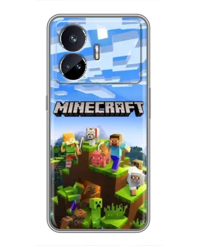 Чехол для Realme GT5 с картинкой «Minecraft классический мир» Чехол для Realme GT5 с картинкой «Minecraft классический мир»