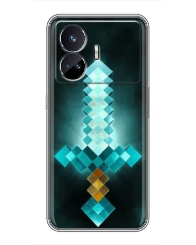 Чехол для Realme GT5 с картинкой «Алмазный меч неон» Чехол для Realme GT5 с картинкой «Алмазный меч неон»