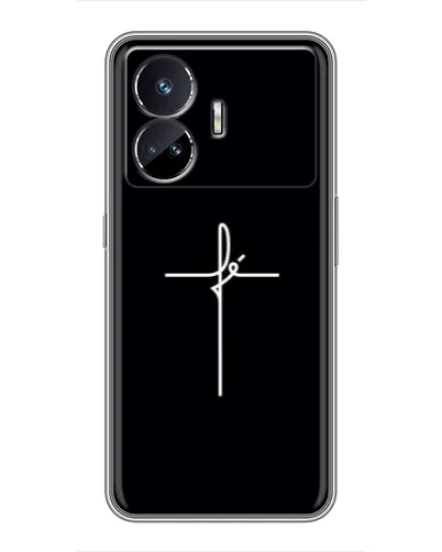 Чехол для Realme GT5 с картинкой «Тонкий крест» Чехол для Realme GT5 с картинкой «Тонкий крест»