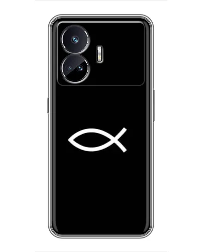 Чехол для Realme GT5 с картинкой «Символ рыбы Jesus» Чехол для Realme GT5 с картинкой «Символ рыбы Jesus»