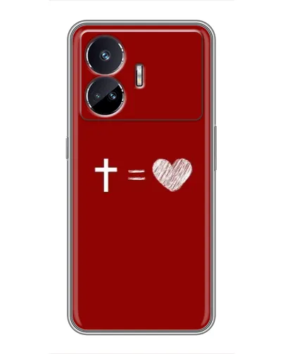 Чехол для Realme GT5 с картинкой «Уравнение любви» Чехол для Realme GT5 с картинкой «Уравнение любви»