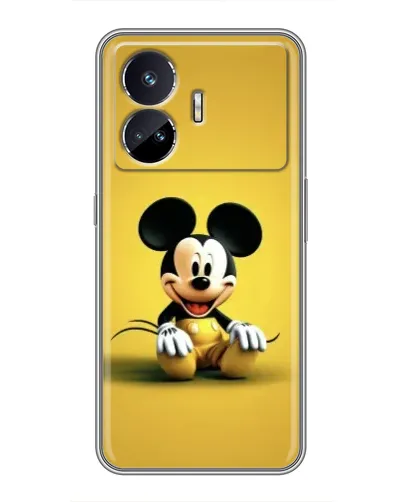Чехол для Realme GT5 с картинкой «Микки на желтом»