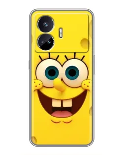 Чехол для Realme GT5 с картинкой «Губка Боб улыбка» Чехол для Realme GT5 с картинкой «Губка Боб улыбка»