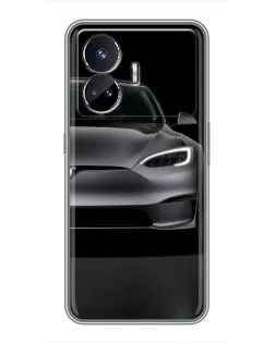Чехол для Realme GT5 с картинкой «Tesla Model S Look»
