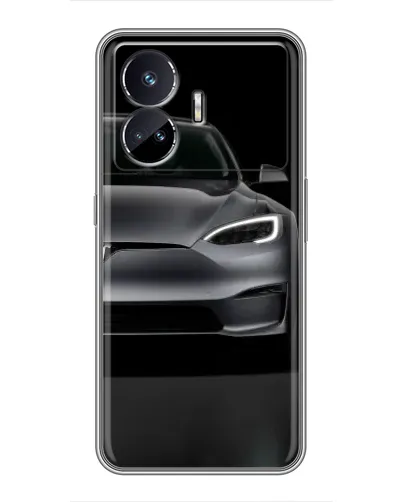 Чехол для Realme GT5 с картинкой «Tesla Model S Look» Чехол для Realme GT5 с картинкой «Tesla Model S Look»