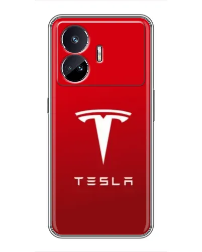 Чехол для Realme GT5 с картинкой «Tesla Red Classic» Чехол для Realme GT5 с картинкой «Tesla Red Classic»