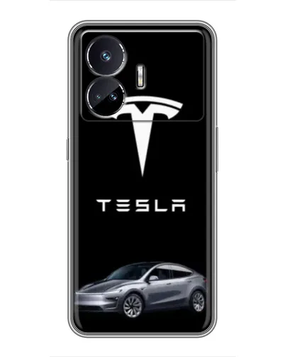 Чехол для Realme GT5 с картинкой «Tesla Model Y» Чехол для Realme GT5 с картинкой «Tesla Model Y»