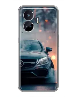 Чохол для Realme GT5 з картинкою «Mercedes — нічне місто» Чохол для Realme GT5 з картинкою «Mercedes — нічне місто»