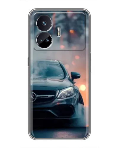 Чехол для Realme GT5 с картинкой «Mercedes — ночной город» Чехол для Realme GT5 с картинкой «Mercedes — ночной город»