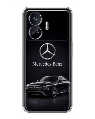 Чехол для Realme GT5 с картинкой «Mercedes — решетка радиатора» Чехол для Realme GT5 с картинкой «Mercedes — решетка радиатора»
