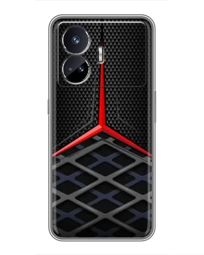 Чехол для Realme GT5 с картинкой «Mercedes Carbon Grid» Чехол для Realme GT5 с картинкой «Mercedes Carbon Grid»
