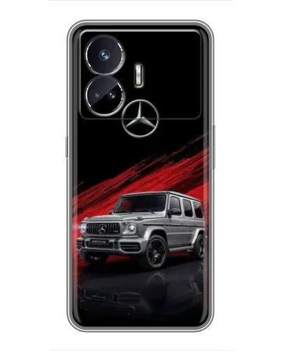 Чехол для Realme GT5 с картинкой «Mercedes G-Class красный» Чехол для Realme GT5 с картинкой «Mercedes G-Class красный»