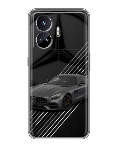 Чехол для Realme GT5 с картинкой «Mercedes AMG — графика» Чехол для Realme GT5 с картинкой «Mercedes AMG — графика»