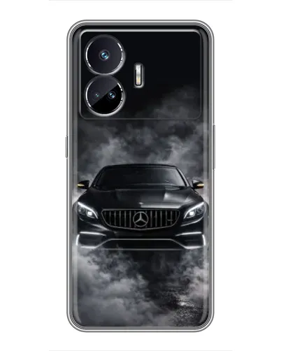 Чехол для Realme GT5 с картинкой «Mercedes в дыму» Чехол для Realme GT5 с картинкой «Mercedes в дыму»