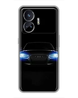 Чехол для Realme GT5 с картинкой «Audi в неоне» Чехол для Realme GT5 с картинкой «Audi в неоне»