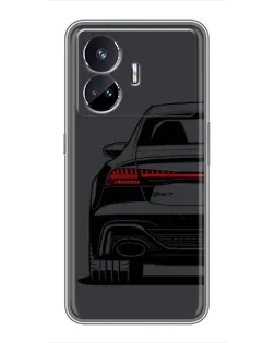 Чехол для Realme GT5 с картинкой «Задняя часть Audi — арт» Чехол для Realme GT5 с картинкой «Задняя часть Audi — арт»