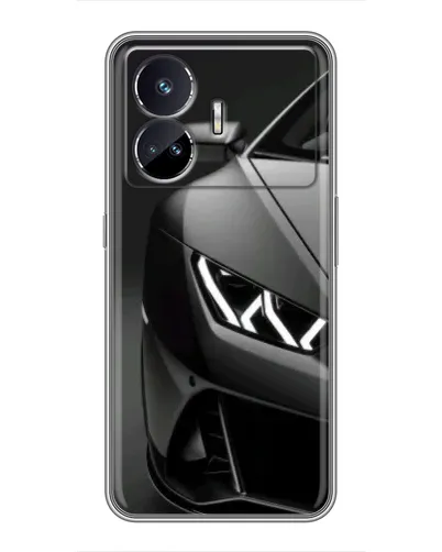 Чехол для Realme GT5 с картинкой «Lamborghini фары детализация»