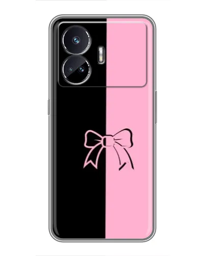 Чехол для Realme GT5 с картинкой «Половинки банта»
