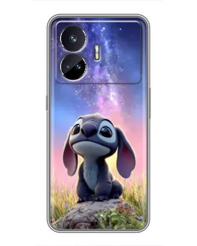 Чехол для Realme GT5 с картинкой «Стич на рассвете» Чехол для Realme GT5 с картинкой «Стич на рассвете»