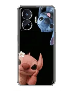 Чехол для Realme GT5 с картинкой «Фиолетовый туман роз»