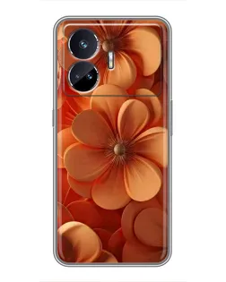 Чехол для Realme GT5 с картинкой «Оранжевый макро цветок» Чехол для Realme GT5 с картинкой «Оранжевый макро цветок»