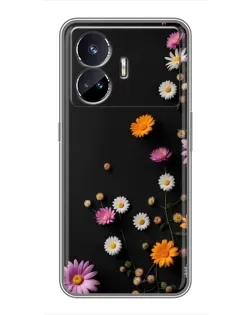 Чехол для Realme GT5 с картинкой «Цветочная композиция» Чехол для Realme GT5 с картинкой «Цветочная композиция»