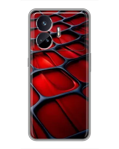 Чохол для Realme GT5 з картинкою «Червона глянцева сітка» Чохол для Realme GT5 з картинкою «Червона глянцева сітка»