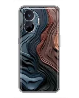 Чехол для Realme GT5 с картинкой «Цветные волны каньона» Чехол для Realme GT5 с картинкой «Цветные волны каньона»