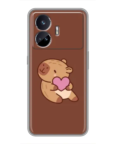 Чехол для Realme GT5 с картинкой «Капибара с сердцем» Чехол для Realme GT5 с картинкой «Капибара с сердцем»
