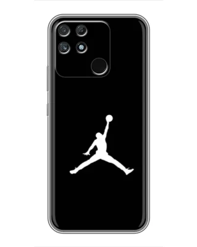 Чехол для Realme NARZO 30A с картинкой «Jordan Silhouette»