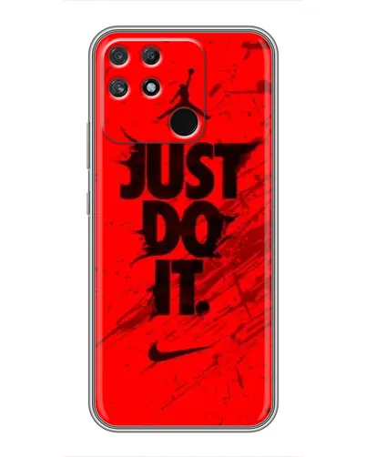 Чехол для Realme NARZO 30A с картинкой «Nike Just Do It»