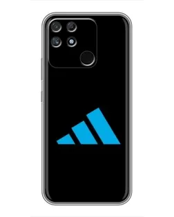 Чехол для Realme NARZO 30A с картинкой «Adidas Cyan Logo»