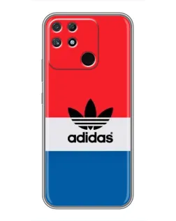 Чехол для Realme NARZO 30A с картинкой «Ретро блоки Adidas»