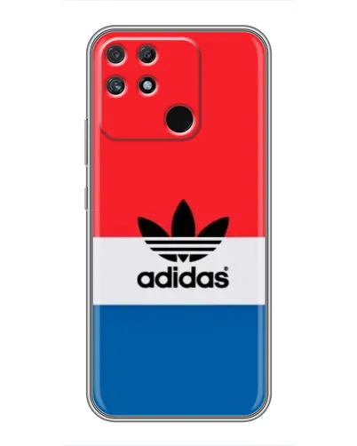 Чехол для Realme NARZO 30A с картинкой «Ретро блоки Adidas»