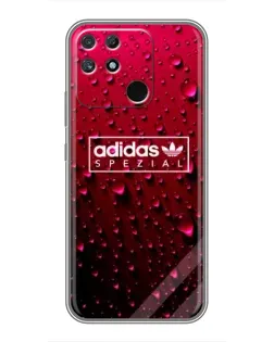 Чехол для Realme NARZO 30A с картинкой «Adidas Gold Marble»