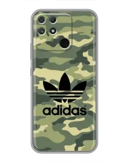 Чехол для Realme NARZO 30A с картинкой «Милитари стиль Adidas»