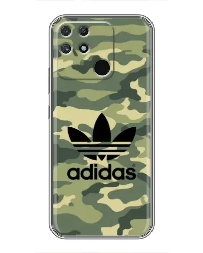 Чехол для Realme NARZO 30A с картинкой «Милитари стиль Adidas»