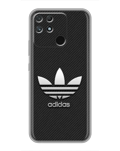 Чехол для Realme NARZO 30A с картинкой «Adidas Карбоновая текстура»