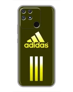 Чехол для Realme NARZO 30A с картинкой «Оливковый градиент Adidas»