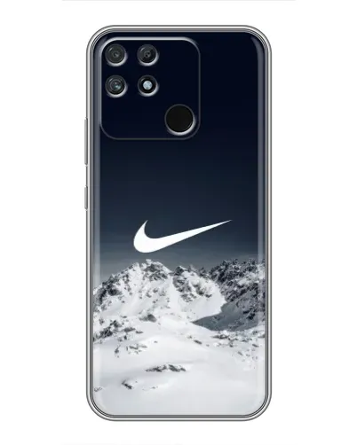 Чехол для Realme NARZO 30A с картинкой «Nike — зимние горы» Чехол для Realme NARZO 30A с картинкой «Nike — зимние горы»