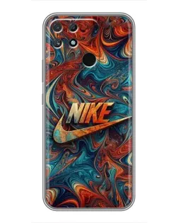 Чехол для Realme NARZO 30A с картинкой «Nike в абстракции» Чехол для Realme NARZO 30A с картинкой «Nike в абстракции»