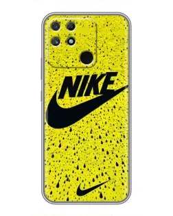 Чехол для Realme NARZO 30A с картинкой «Желтый текстурный Nike» Чехол для Realme NARZO 30A с картинкой «Желтый текстурный Nike»