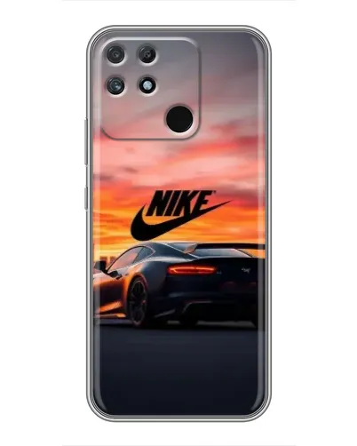 Чехол для Realme NARZO 30A с картинкой «Nike и суперкар» Чехол для Realme NARZO 30A с картинкой «Nike и суперкар»
