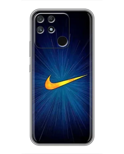 Чехол для Realme NARZO 30A с картинкой «Синий пульс Nike» Чехол для Realme NARZO 30A с картинкой «Синий пульс Nike»