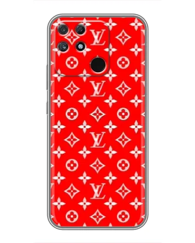 Чехол для Realme NARZO 30A с картинкой «Яркий паттерн LV»