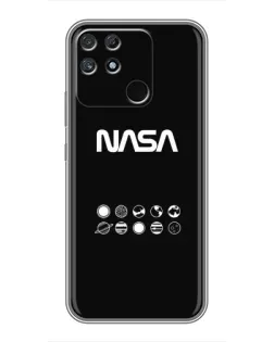 Чехол для Realme NARZO 30A с картинкой «NASA — технический принт» Чехол для Realme NARZO 30A с картинкой «NASA — технический принт»
