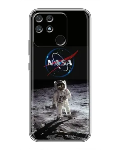 Чехол для Realme NARZO 30A с картинкой «Астронавт на Луне» Чехол для Realme NARZO 30A с картинкой «Астронавт на Луне»