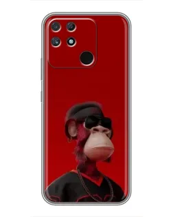 Чохол для Realme NARZO 30A з картинкою «Bored Ape в червоному» Чохол для Realme NARZO 30A з картинкою «Bored Ape в червоному»