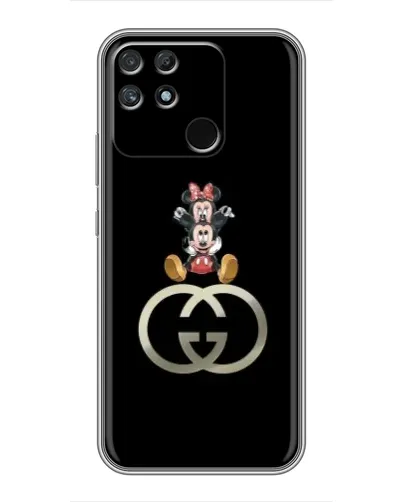 Чехол для Realme NARZO 30A с картинкой «Минни Маус на лого»